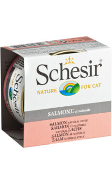 Discover Schesir Cat Salmon at GPS Pet Palace in Portage la Prairie. Made with 100% natural ingredients, hormone-free chicken and open-sea fish, this wet food is steam-cooked and hand-processed for your cat's health and delight.