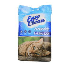 Keep your home fresh with Easy Clean Baking Soda Clumping Cat Litter. This 40 lbs all-natural, non-toxic formula offers superior odor absorption, effective clumping, and easy scooping for a clean, eco-friendly litter box experience.