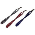 SILVER PAW RED /BLACK CORDED LEASH 60”