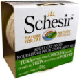 Schesir Tuna and Chicken in Jelly Canned Cat Food Topper 85 G