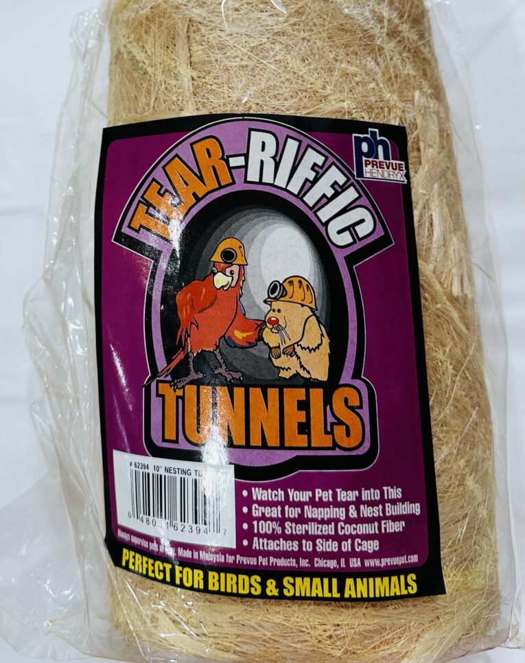 Prevue Pet Tear-Riffic Tunnel 10 in. Large  Add excitement to your pet’s playtime with the Prevue Pet Tear-Riffic Tunnel, available at GPS Pet Palace, your favorite pet store in Portage la Prairie. Measuring 15.24 x 12.7 x 25.4 cm, this durable tunnel is perfect for keeping small pets engaged and active.  Key Benefits:  Interactive Play: Encourages exercise and mental stimulation for your pet. Durable Design: Made with sturdy materials to withstand playful pets. Compact Size: Ideal for small spaces and easy to integrate into any pet area. Product Dimensions: 15.24 x 12.7 x 25.4 cm; 9.07 g Manufacturer: Prevue Pet  Find the Prevue Pet Tear-Riffic Tunnel and other pet essentials at GPS Pet Palace, your trusted pet store in Portage la Prairie.  Meta Description:  Shop the Prevue Pet Tear-Riffic Tunnel at GPS Pet Palace, Portage la Prairie. Durable, interactive, and perfect for small pets. Enhance playtime today!